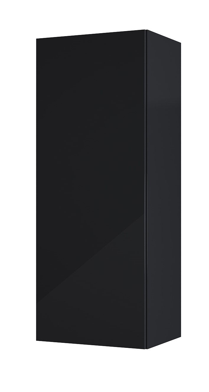 Szafka łazienkowa wisząca Elita For All 40 cm czarny połysk 169679