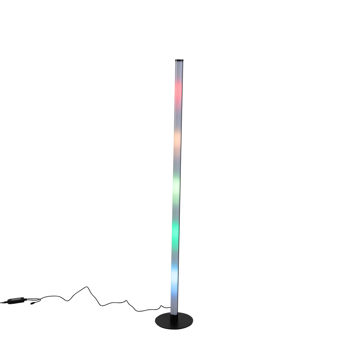 Trio Leuchten Neonowa lampa stołowa czarna w tym ściemniany RGB LED - Tijs
