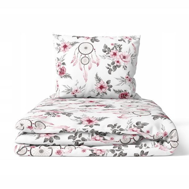 POŚCIEL HOTELOWA 160x200 BAWEŁNA 100% Łapacz bordo