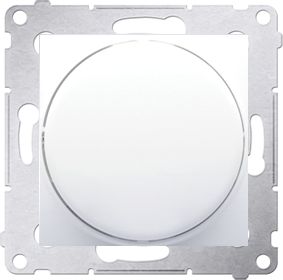 Kontakt-Simon Simon 54 Ściemniacz obrotowy do LED ściemnialnych 230V 2–250W biały DS9L.01/11 WMDS-004xLx-011