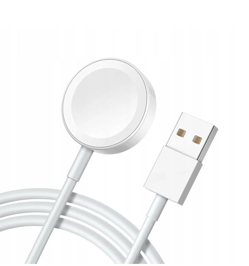 Kabel magnetyczny do ładowania Apple iWatch, 5V/0.4A, QC1, Biały