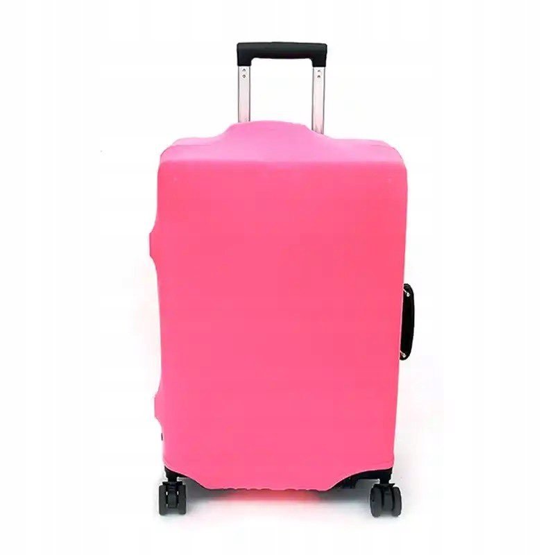 Pokrowiec Na Walizkę Podróżną Ochronny Etui Bagaż 70x47x30cm L Różowy