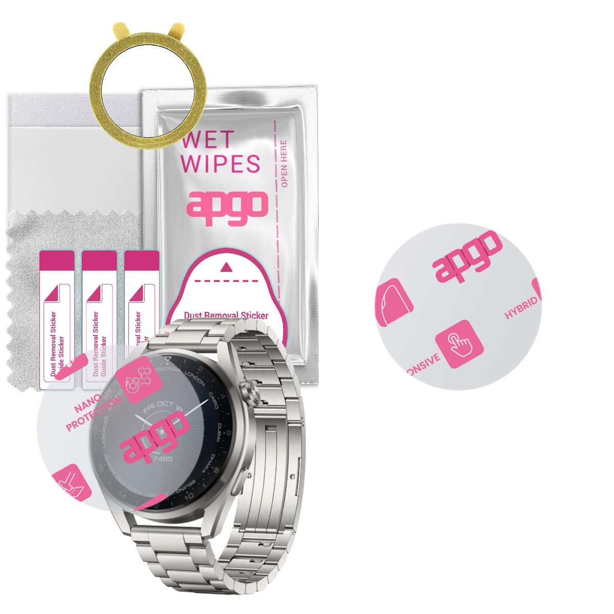 1x Szkło Hybrydowe do Huawei Watch 3 Pro Elite