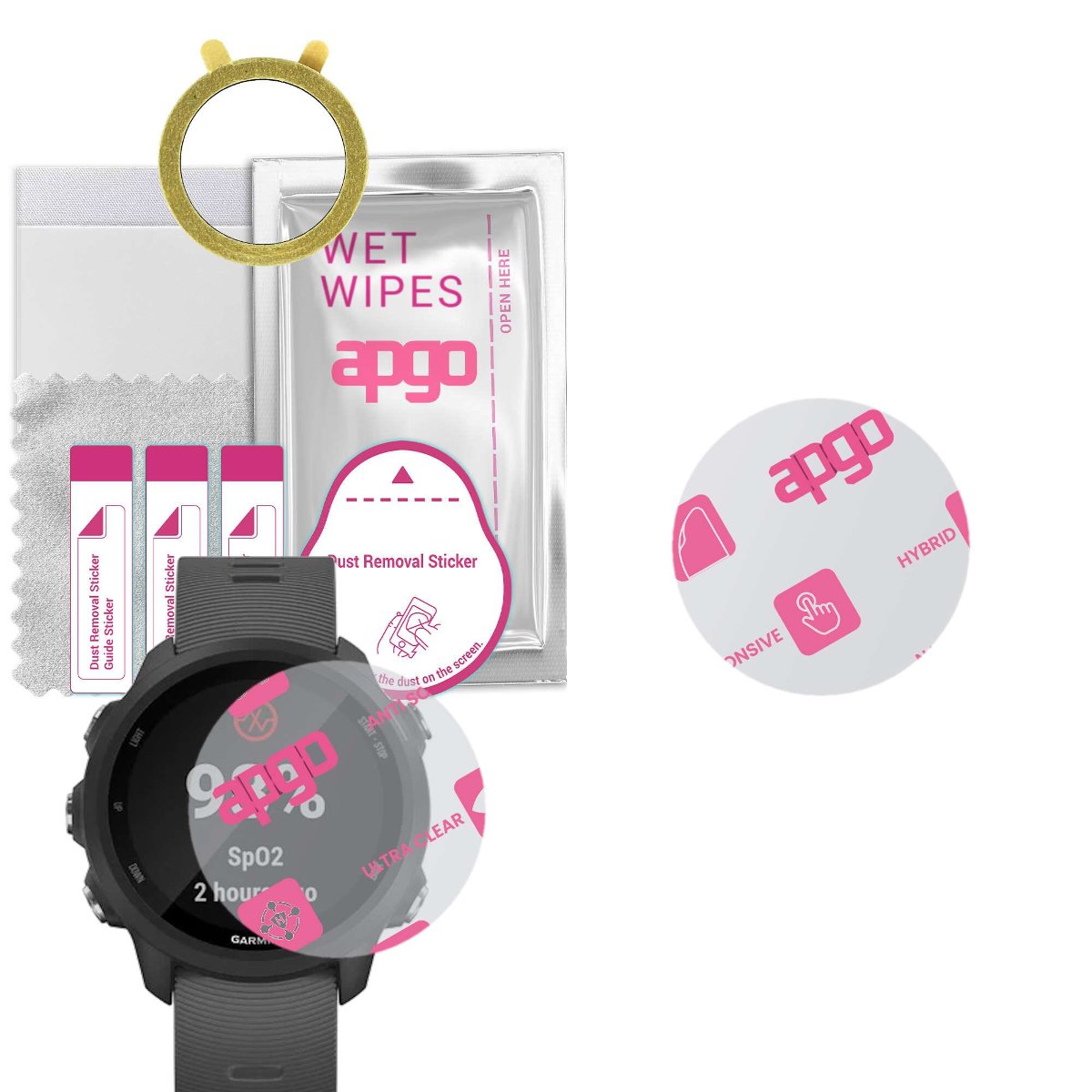 1x Szkło Hybrydowe do Garmin Watch Forerunner 245