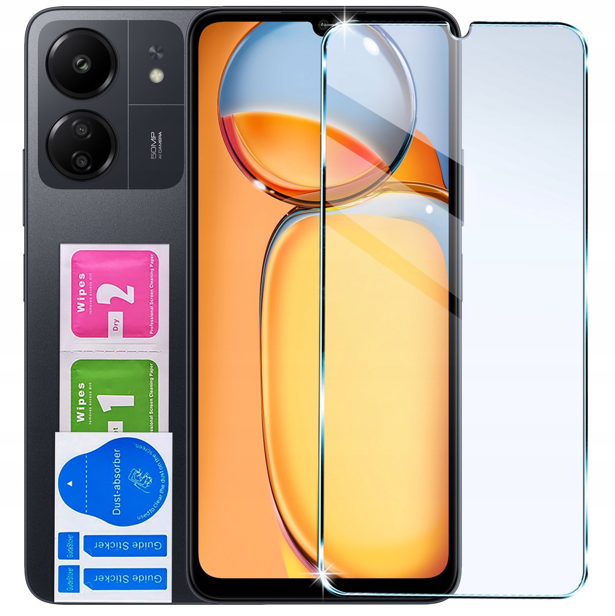 Szkło Hartowane do Xiaomi Redmi 13C | Poco C65 OCHRONNE SZYBKA 9H