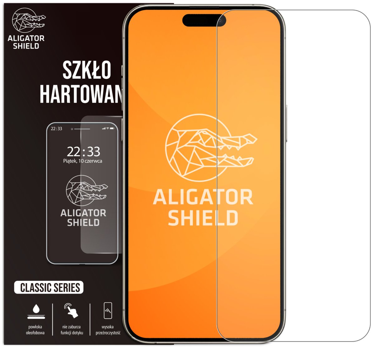 SZKŁO HARTOWANE DO IPHONE 15 PRO MAX SZYBKA OCHRONNA NA EKRAN 9H