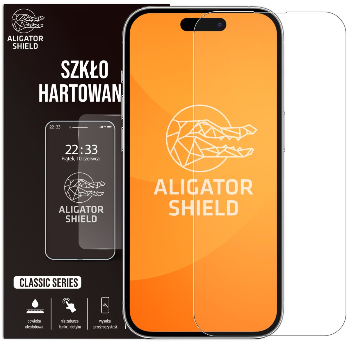 SZKŁO HARTOWANE DO IPHONE 14 PRO SZYBKA OCHRONNA NA EKRAN 9H