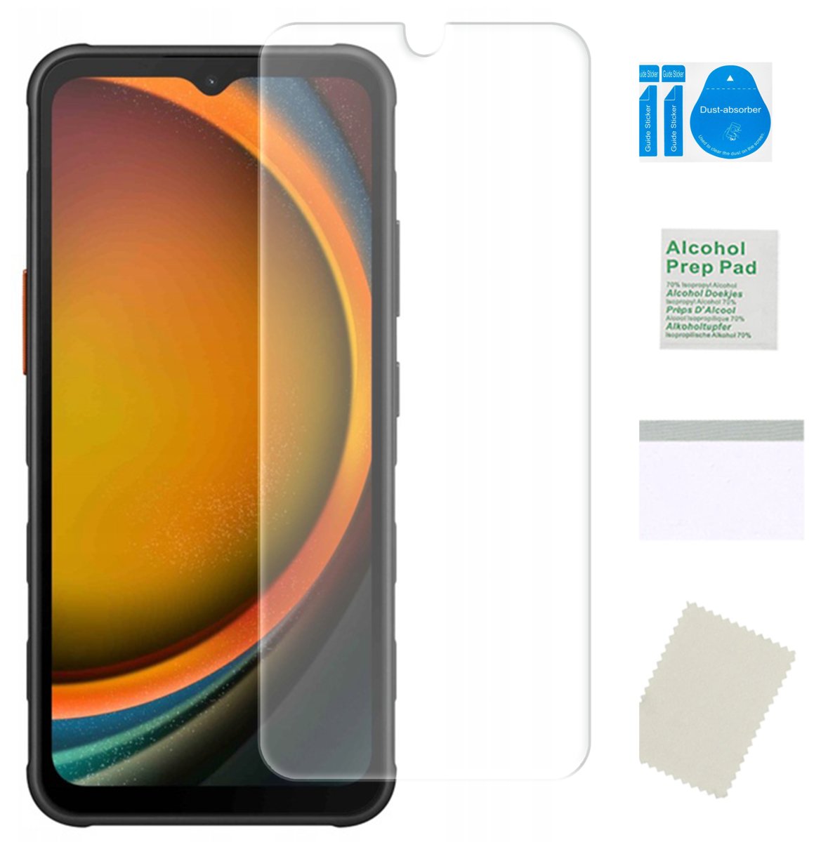 Folia ochronna do SAMSUNG GALAXY XCOVER 7 na ekran szkło nie pęka TPU