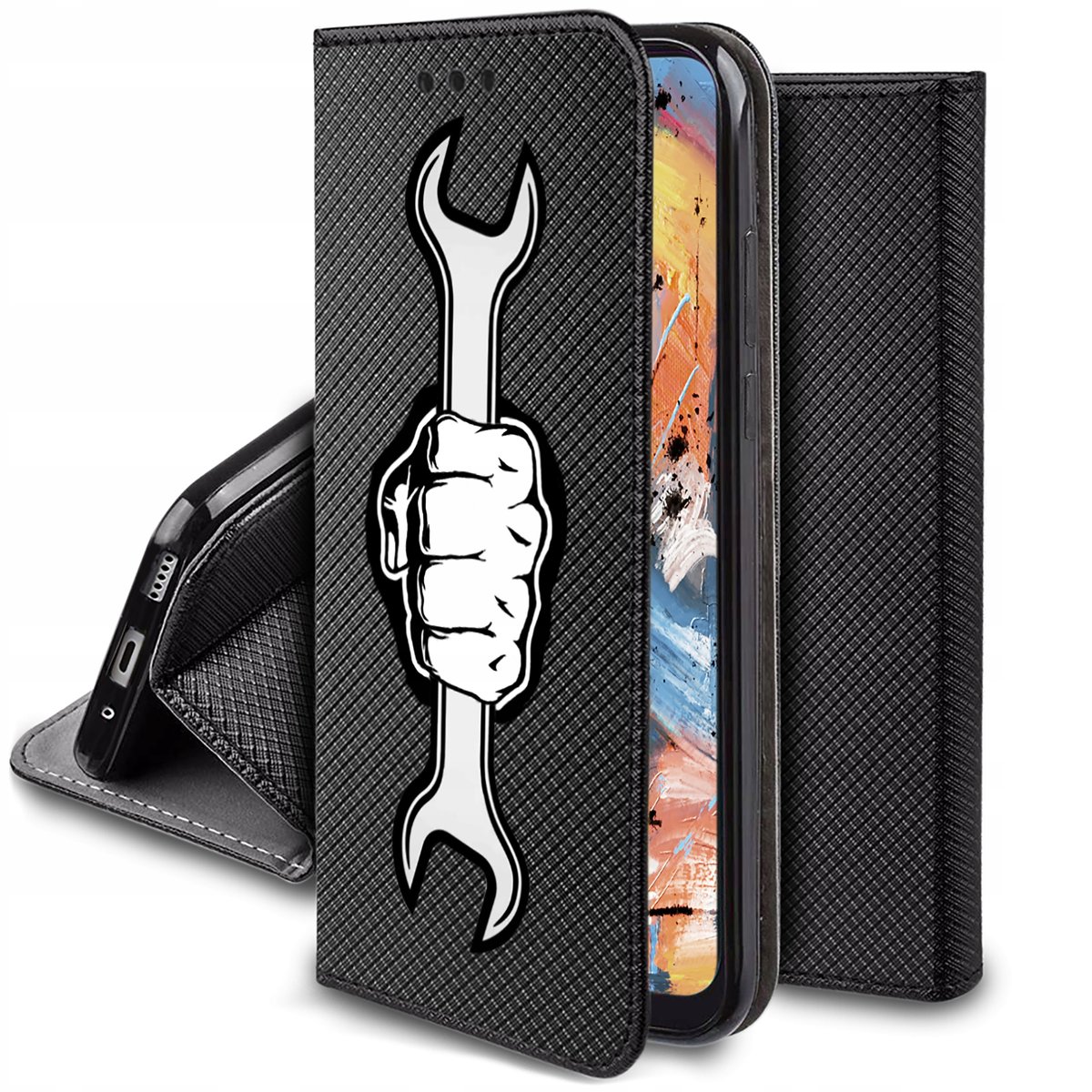 Etui do Motorola Moto Edge 40 Pro MAGNET WZORY CASE PORTFEL