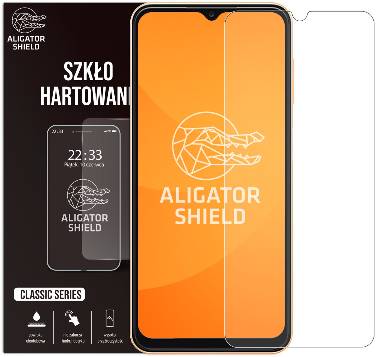 SZKŁO HARTOWANE DO SAMSUNG GALAXY A13 4G SZYBKA OCHRONNA NA EKRAN 2.5D 9H