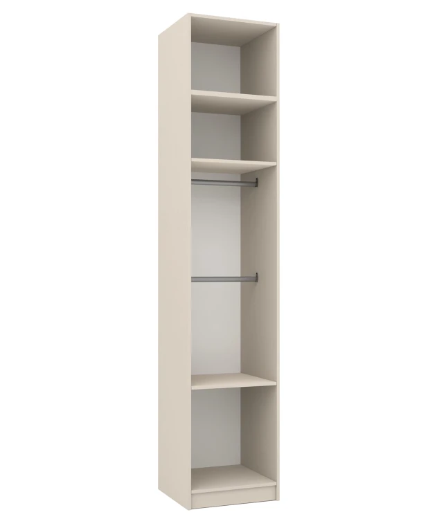 Szafa z nadstawką otwarta 50 cm do garderoby modułowej Foxen Cashmere