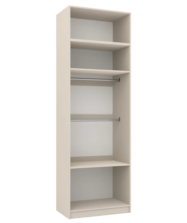 Szafa z nadstawką otwarta 80 cm do garderoby modułowej Foxen Cashmere