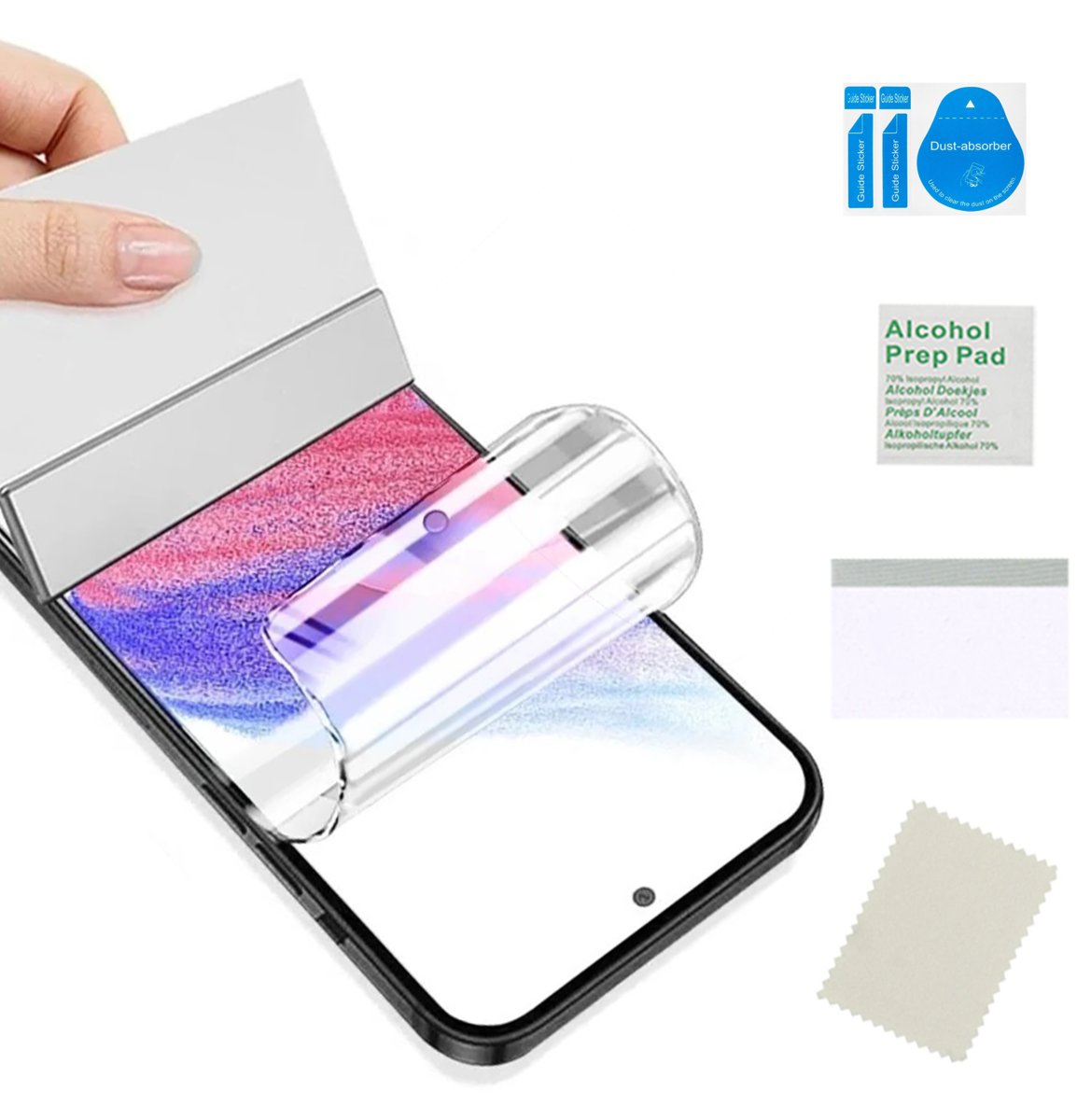 Folia ochronna do SAMSUNG GALAXY A55 hydrożelowa mocna na ekran szkło TPU