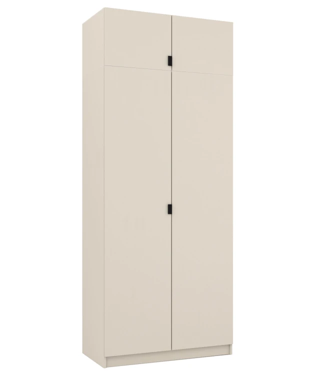 Szafa z nadstawką 100 cm do garderoby modułowej Foxen Cashmere