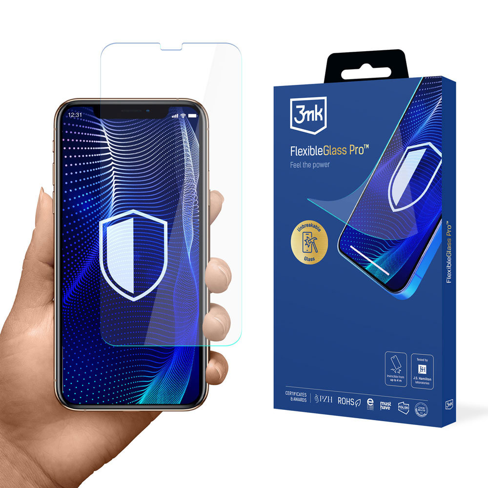 Nietłukące się szkło na ekran Apple iPhone Xr - 3mk FlexibleGlass Pro