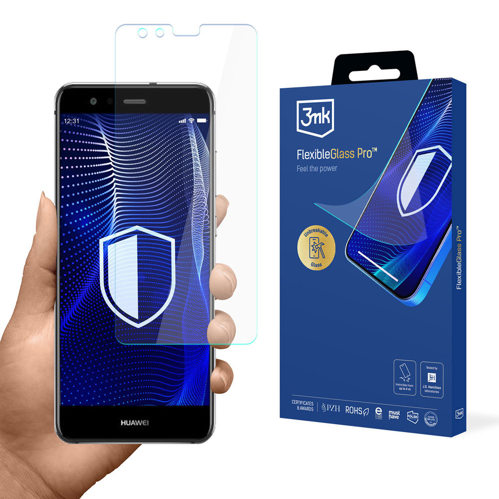 Nietłukące się szkło na ekran Huawei P10 Lite - 3mk FlexibleGlass Pro