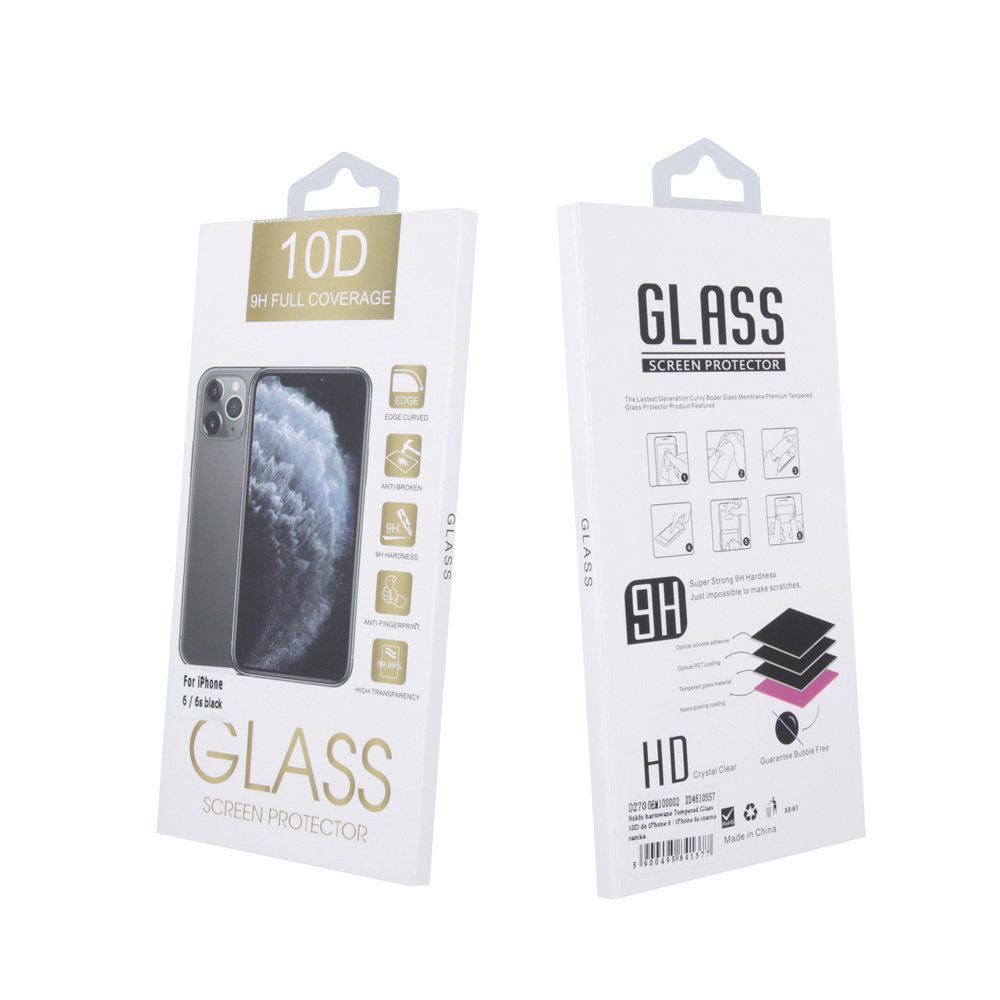Szkło hartowane 10D do Xiaomi Redmi 13C 4G / 5G czarna ramka