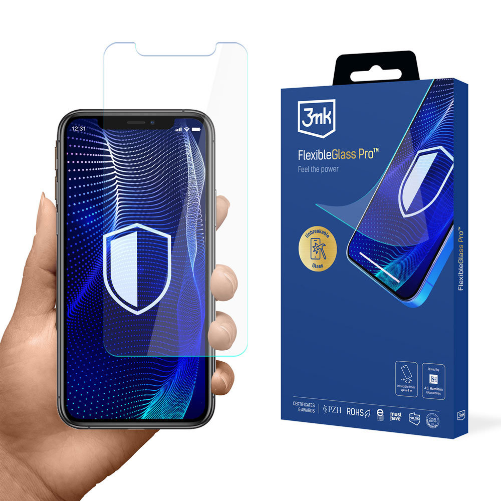 Nietłukące się szkło na ekran Apple iPhone 11 Pro - 3mk FlexibleGlass Pro