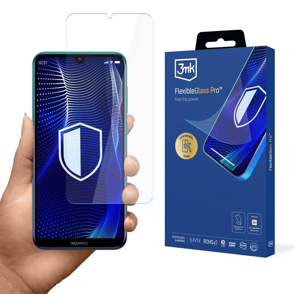 Nietłukące się szkło na ekran Huawei Y7 2019 - 3mk FlexibleGlass Pro