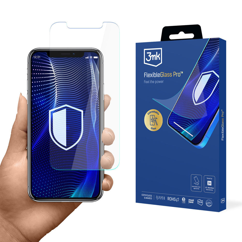 Nietłukące się szkło na Apple iPhone X/XS/11 Pro - 3mk FlexibleGlass Pro