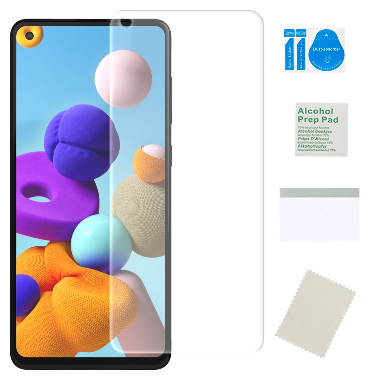 Folia ochronna hydrożelowa do SAMSUNG GALAXY A21S na ekran mocna szkło TPU