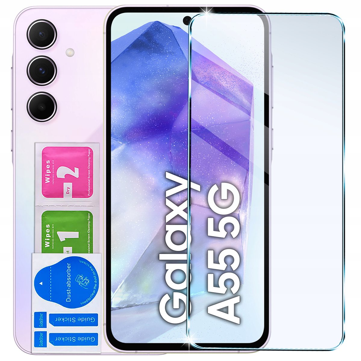 Szkło Hartowane do Samsung Galaxy A55 5G OCHRONNE SZYBKA 9H