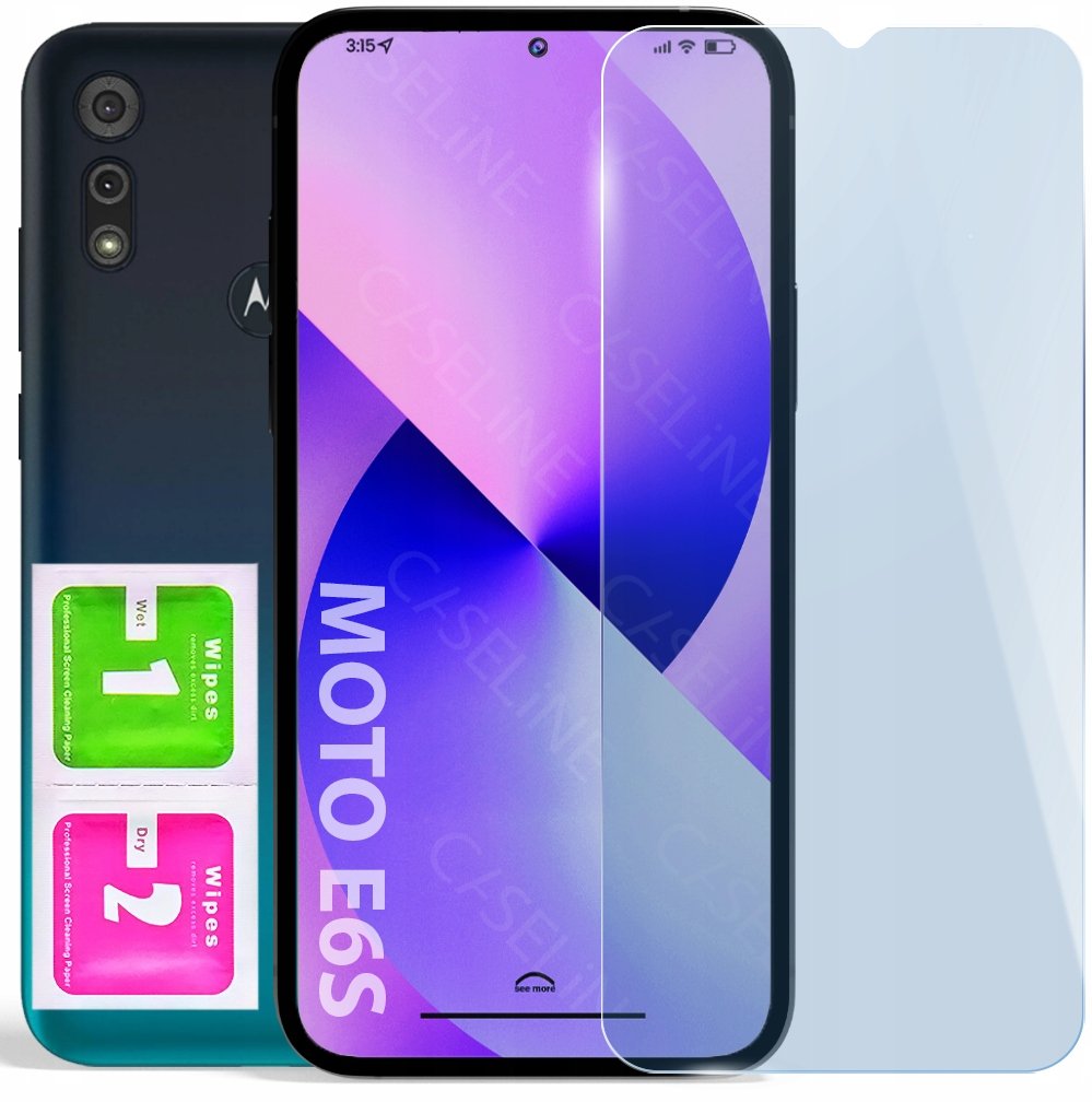 Szkło Hartowane do MOTOROLA MOTO E6S 2020 (szybka 9H, płaskie 2.5D)