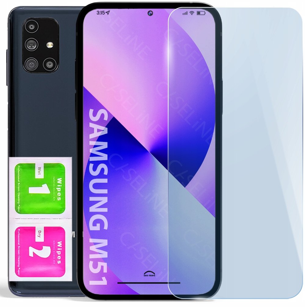 Szkło Hartowane do SAMSUNG GALAXY M51 (szybka 9H, płaskie 2.5D)