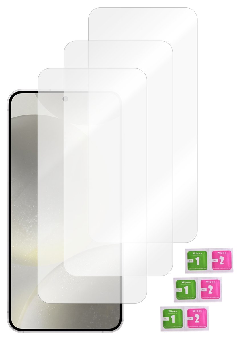Szkło ochronne do SAMSUNG GALAXY S24 hartowane 0,33mm na ekran 9H 3 sztuki