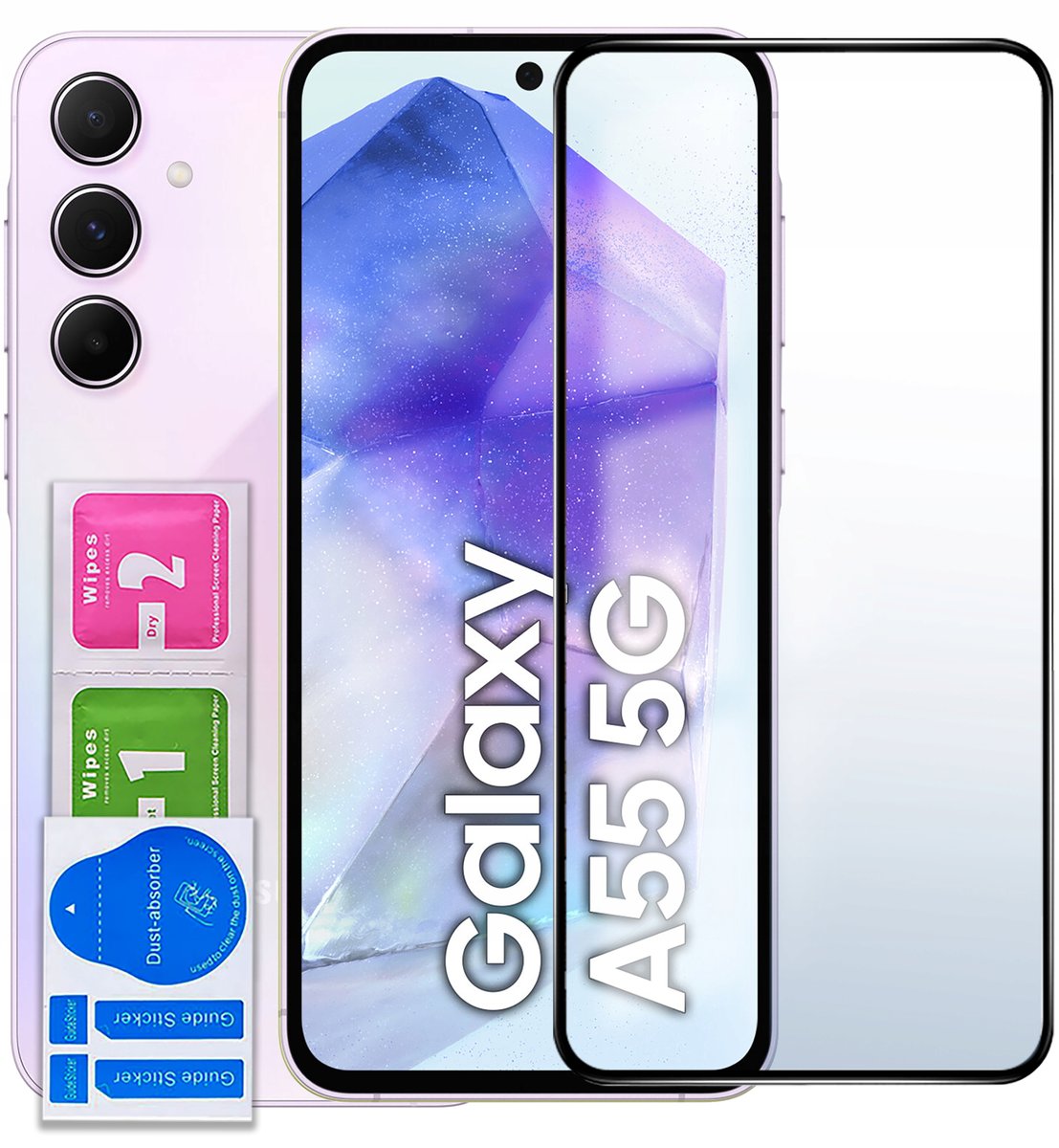SZKŁO HARTOWANE do Samsung Galaxy A55 | A55 5G PEŁNE NA CAŁY EKRAN 5D