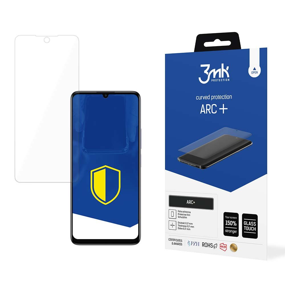 2x Folia ochronna na zaokrąglony ekran do TCL 50 SE - 3mk ARC+