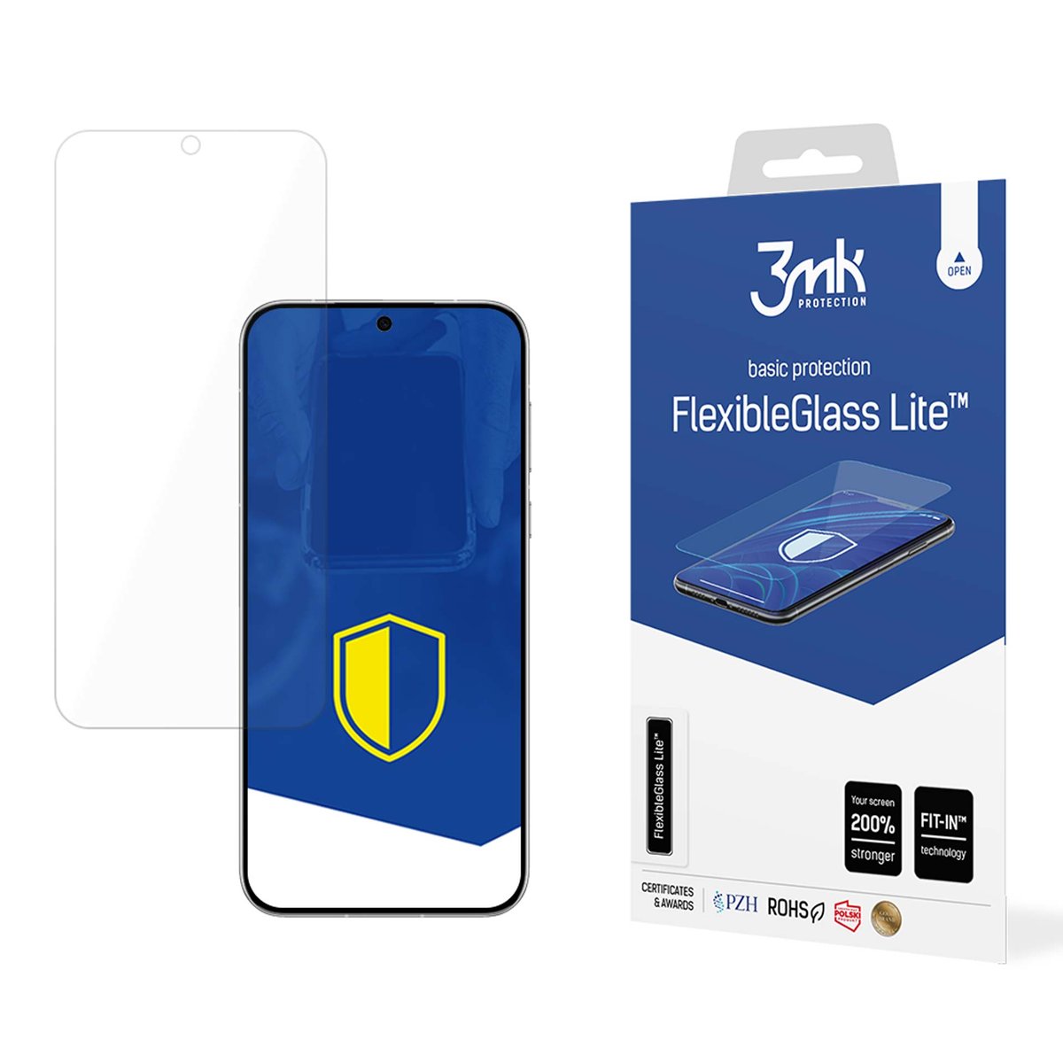 Niepękające szkło hybrydowe na Huawei Pura 70 3mk FlexibleGlass Lite