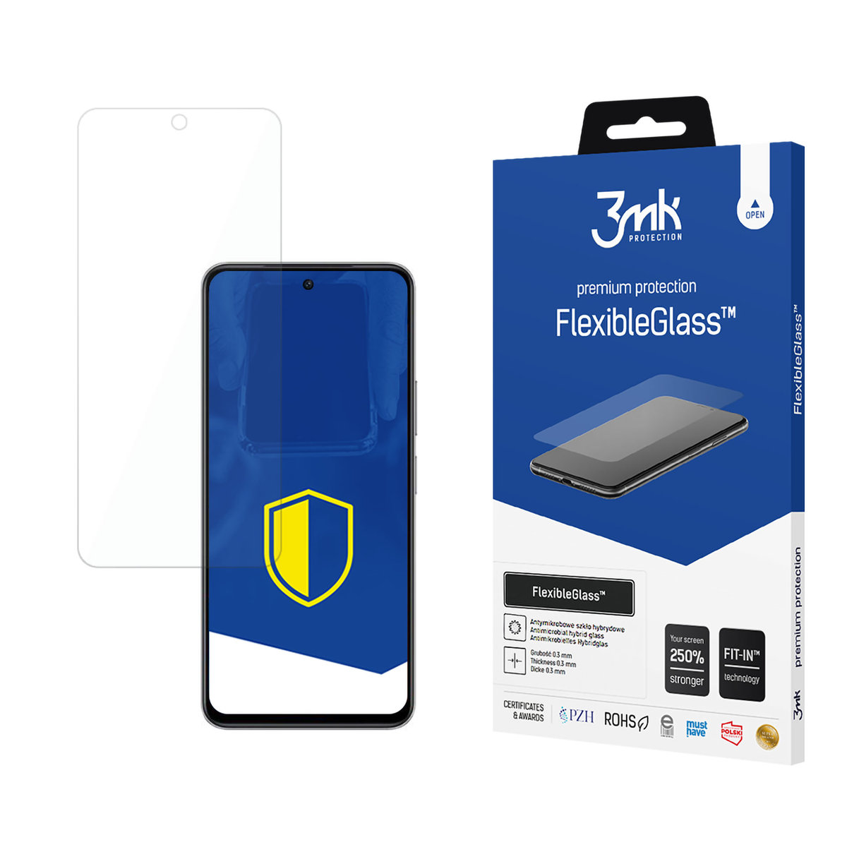 Nietłukące szkło hybrydowe na Vivo Y200i - 3mk FlexibleGlass