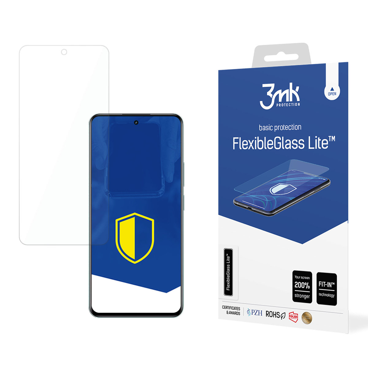 Niepękające szkło hybrydowe na Realme 12+ 5G 3mk FlexibleGlass Lite