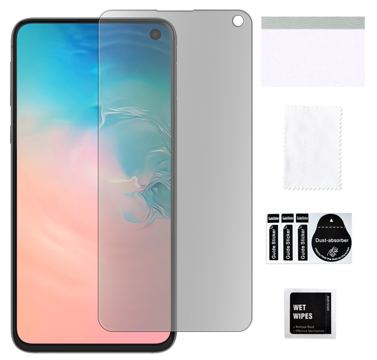 Szkło hybrydowe matowe do SAMSUNG GALAXY S10E ochrona na ekran cienkie matt