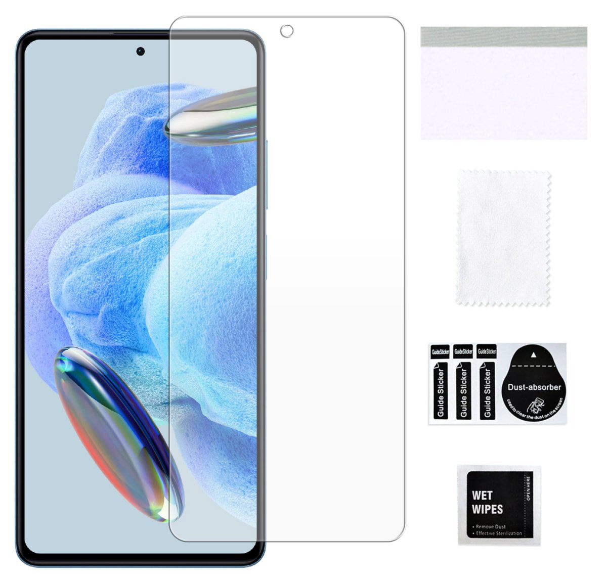 Szkło hybrydowe do XIAOMI REDMI NOTE 12 PRO 5G ochrona na ekran mocne 9H