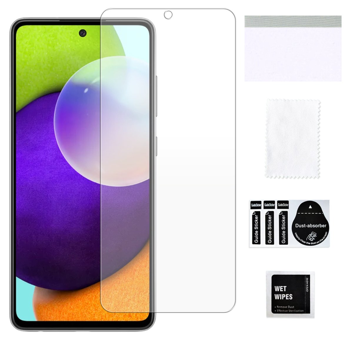 Szkło hybrydowe do SAMSUNG GALAXY A52 5G ochrona na ekran mocne 9H glass