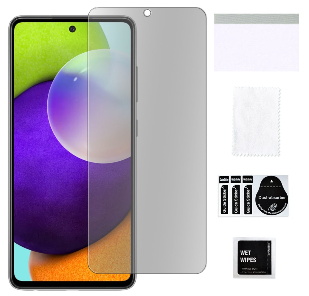 Szkło hybrydowe matowe do SAMSUNG GALAXY A52 5G ochrona na ekran cienkie 9H