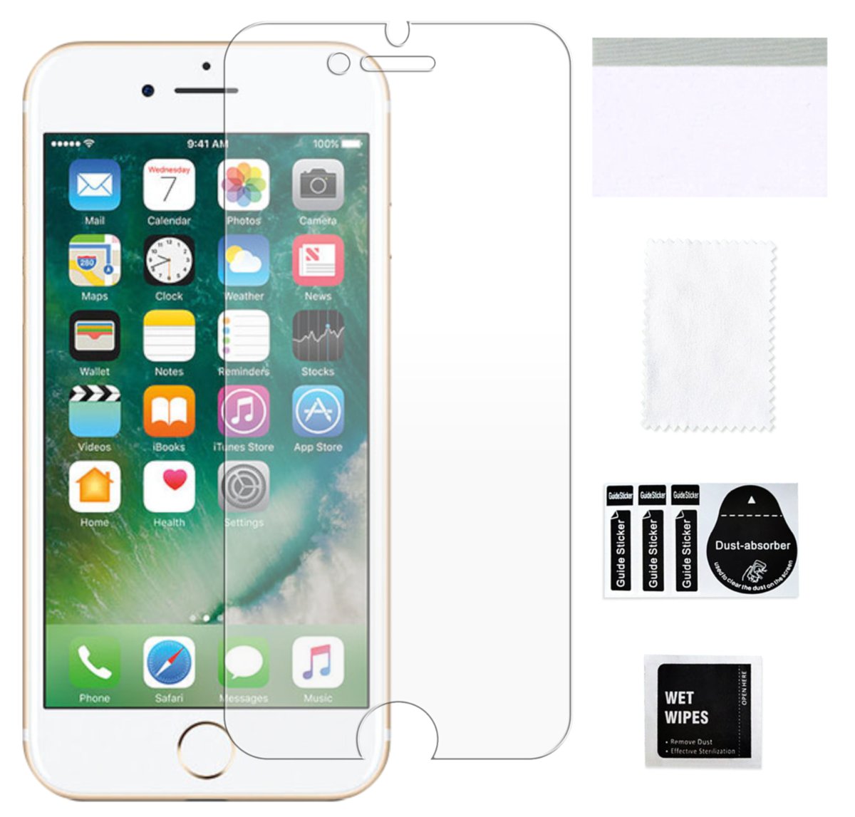 Szkło hybrydowe do APPLE IPHONE 7 / 8 / SE 2020 / SE 2022 szybka na ekran