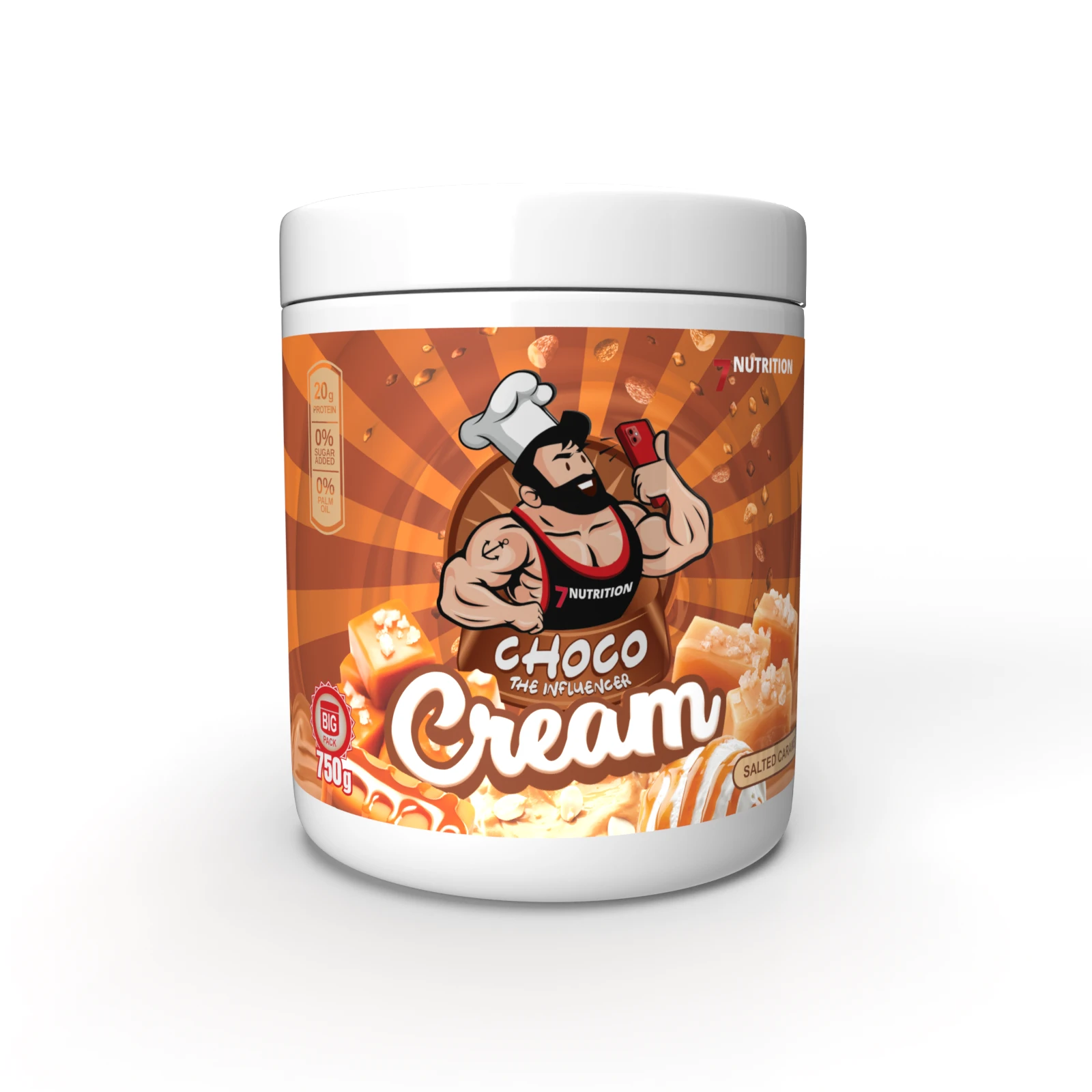 7Nutrition Cream Salted Caramel Crunch 750g Krem Słony karmel