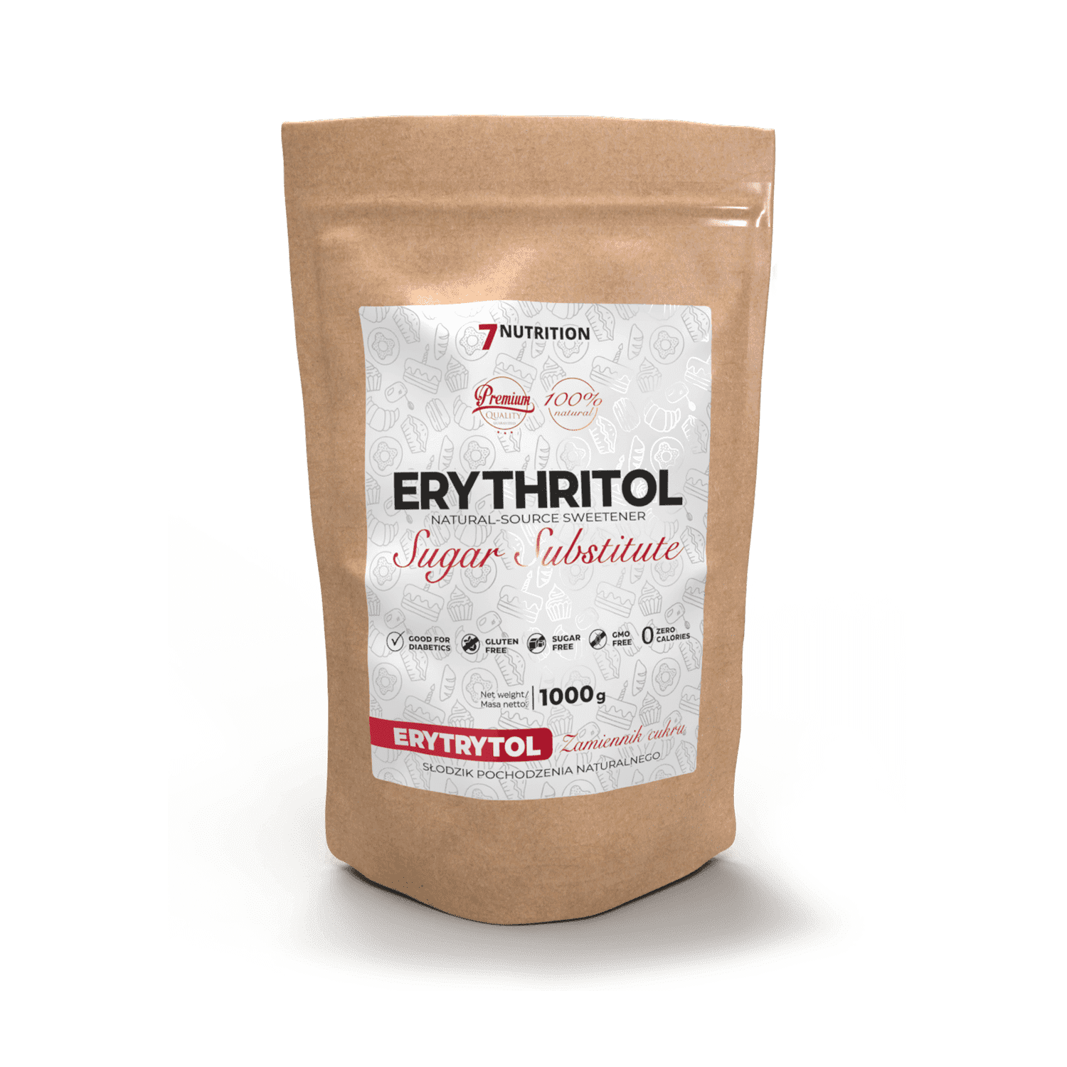 7Nutrition Erytrytol 1000g Słodzik