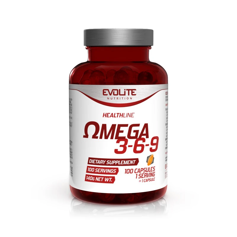 Evolite Omega 3-6-9 100kaps. Kwasy Tłuszczowe EPA DHA