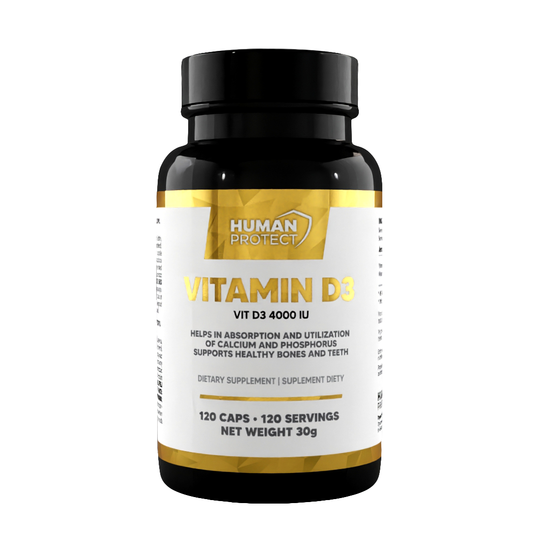 Human Protect Vitamin D3 4000IU 120softgels Witamina D3