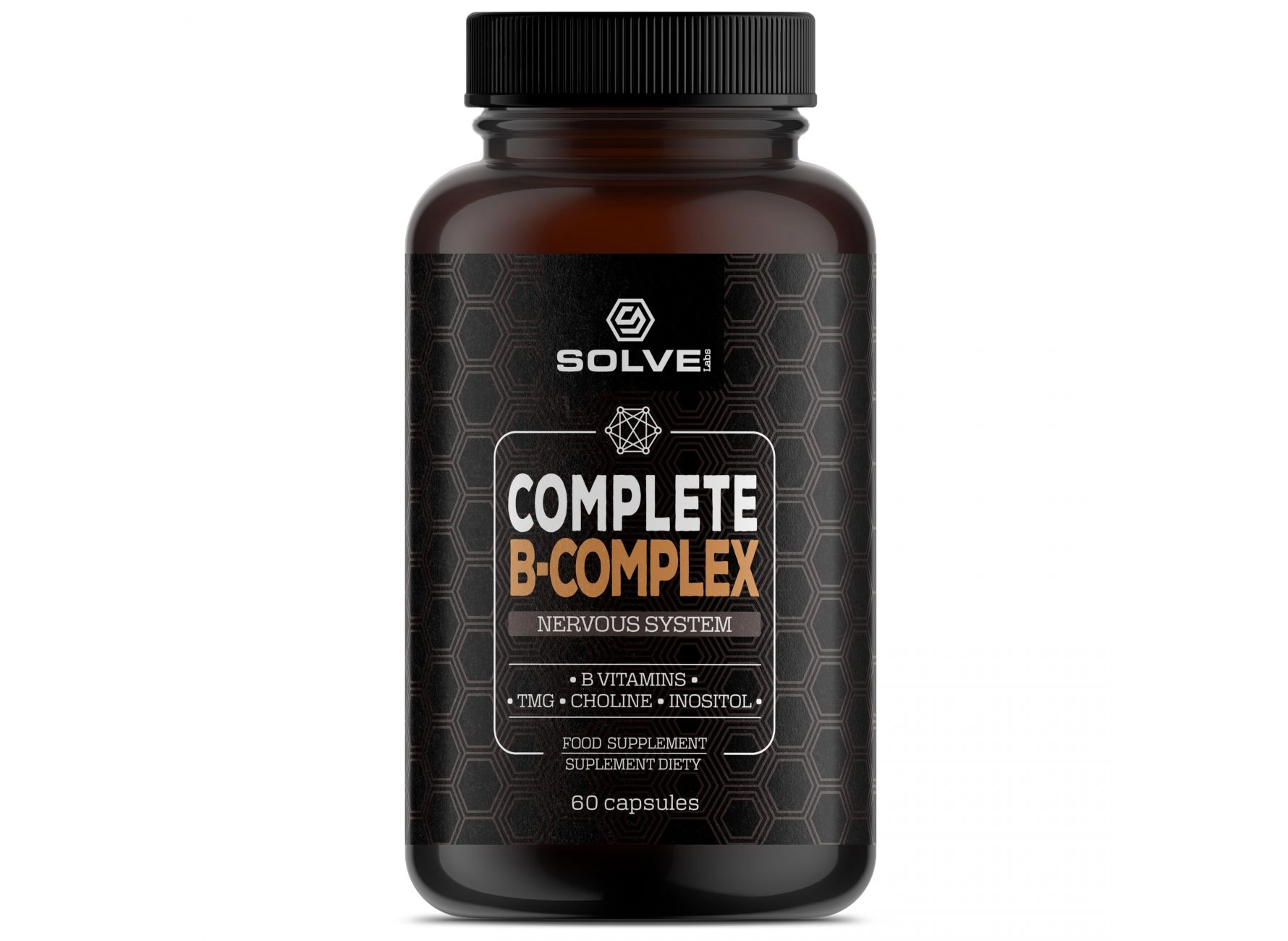 Solve Labs B-Complex Complete 60kaps. Kompleks Witamin B