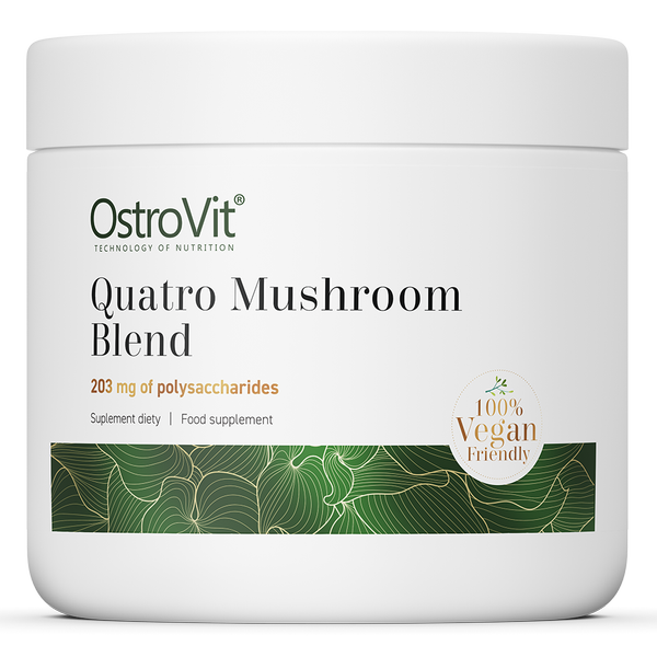 OstroVit Quatro Mushroom Blend 100g Adaptogeny Grzyby Adaptogenne