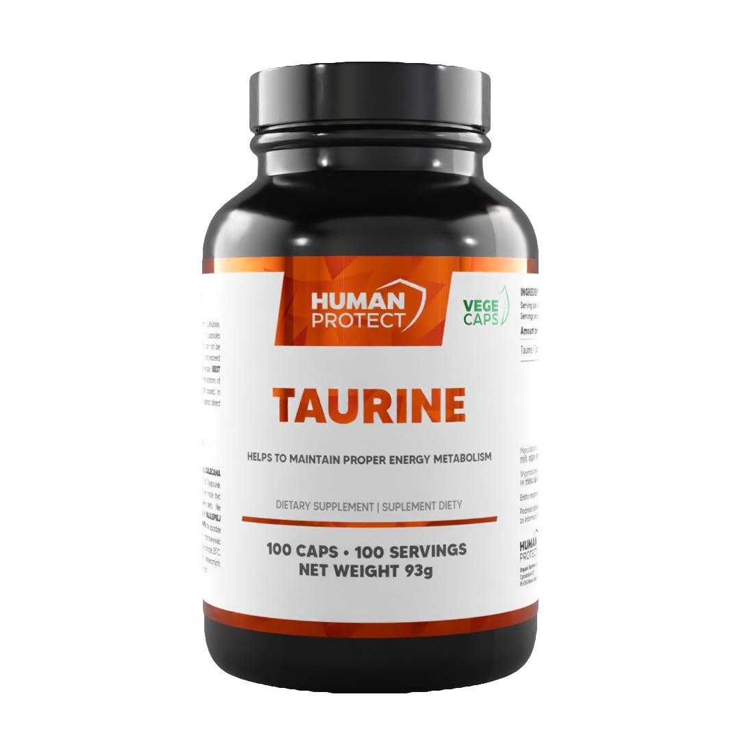 Human Protect Taurine 800mg 100vkaps. Tauryna