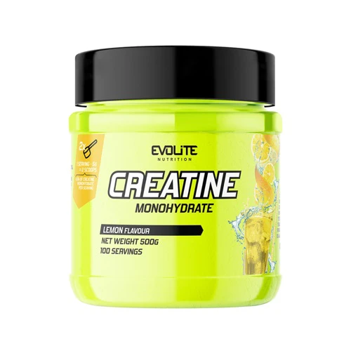 Фото - Креатин Evolite Nutrition Evolite Creatine Monohydrate 500g Kreatyna Monohydrat Smakowa 