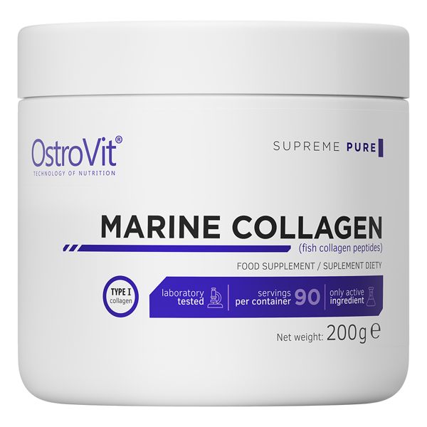 OstroVit Marine Collagen 200g Kolagen Morski Stawy Kości