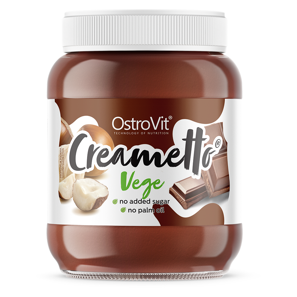 OstroVit Creametto 350g VEGE Czekolada-Orzech