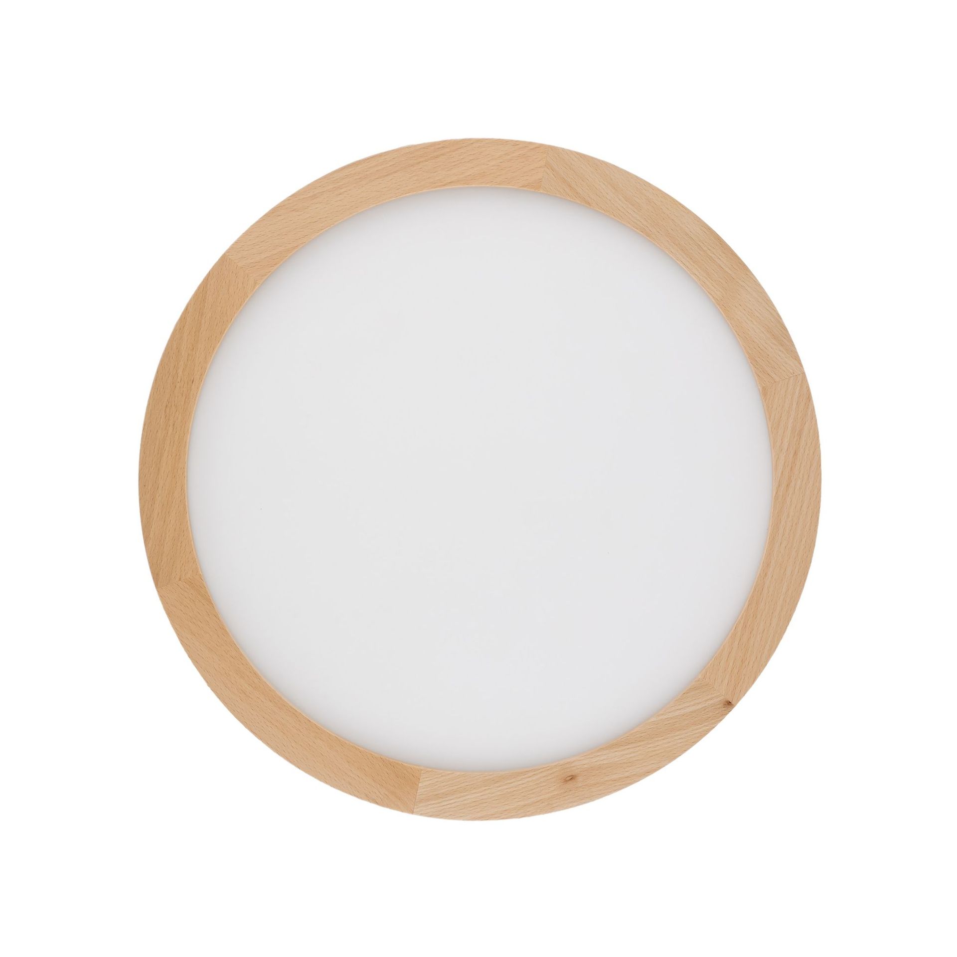 Drewniany, ledowy plafon do sypialni TK 18011 z serii AQUA WOOD BUK